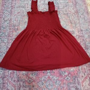 Elegant Red Women's Tank Top